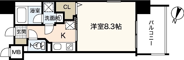 ＬＡＴＯＵＲ出汐の間取り