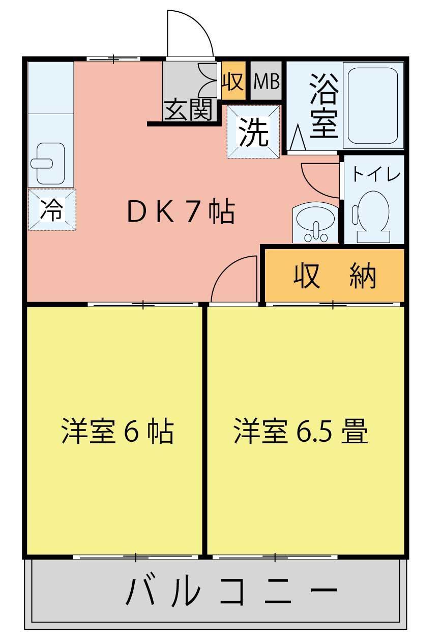 茜館の間取り