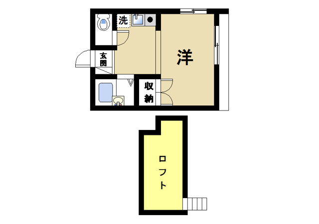 大和郡山市額田部北町のアパートの間取り