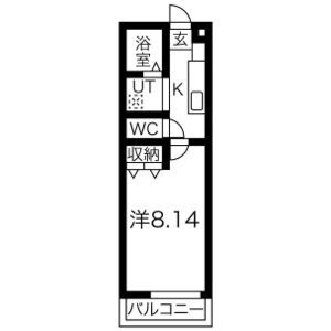 シャトウ清栄の間取り