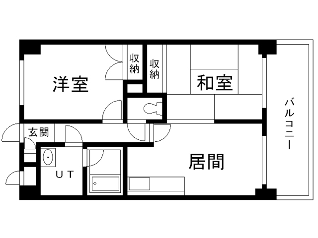 ベルシティ新富の間取り