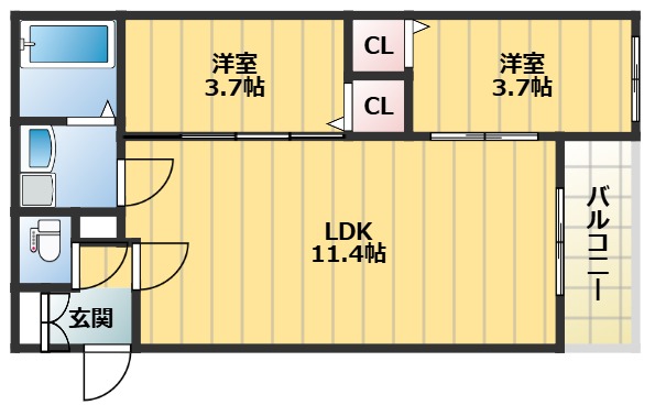 Avantio　Paceの間取り