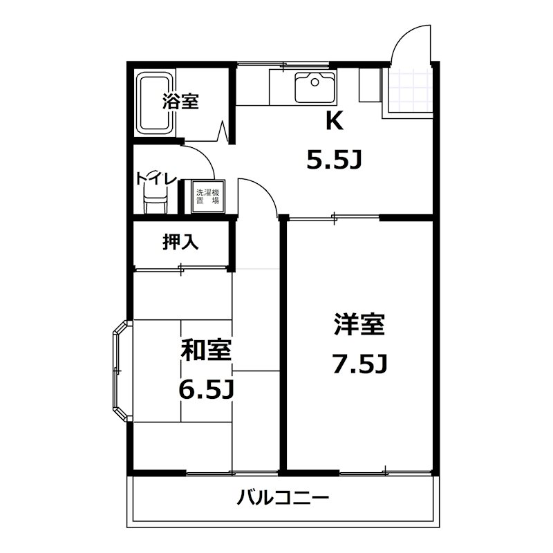 来夢ハイツ_間取り_0