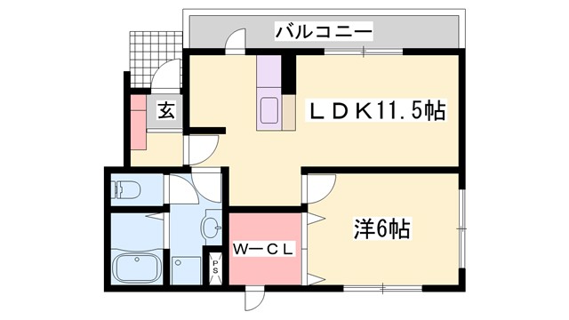 ヤエステージIIの間取り