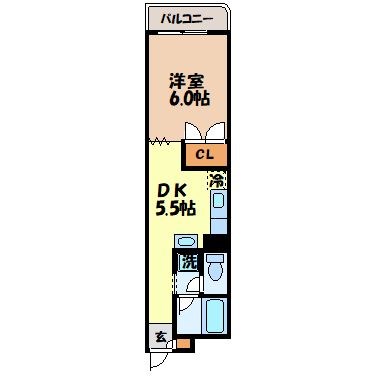 千歳が丘コーポラスの間取り