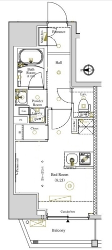 ＬＵＭＥＥＤ南千住の間取り