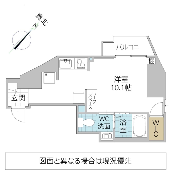 グラーヴェ三の丸の間取り