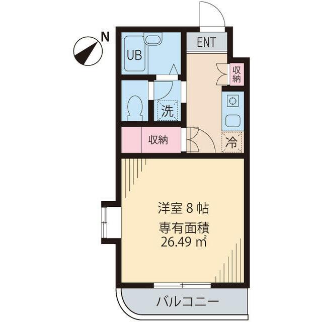 足立区竹の塚のマンションの間取り