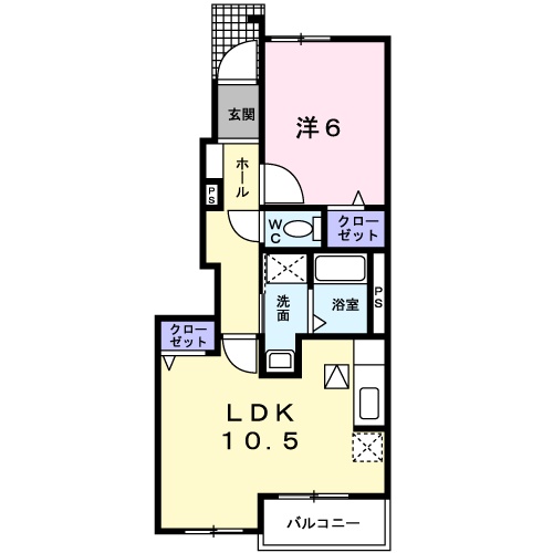 【ジェネロシティーαの間取り】