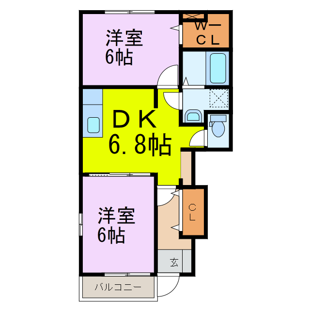 ブリーズ・スクエアの間取り