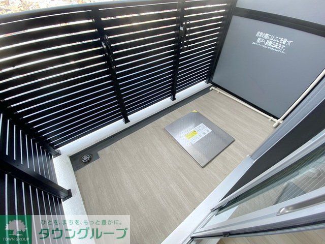 【名古屋市中村区中村町のマンションのバルコニー】