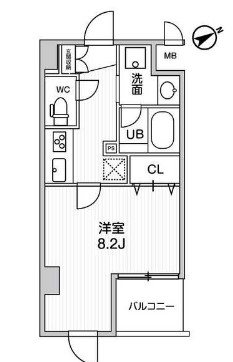 【ザ・パームス横浜磯子31の間取り】