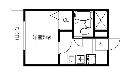 御室ガーデンハイツの間取り