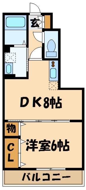 グリーンカーサ喜多見の間取り