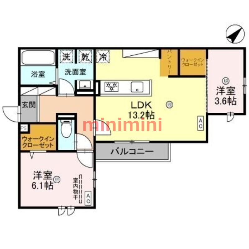 クラシスト清和園町の間取り