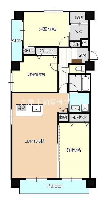 GLANZ小川の間取り