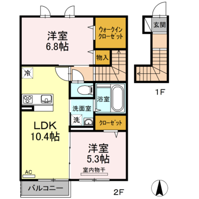 フルール上鷺の間取り