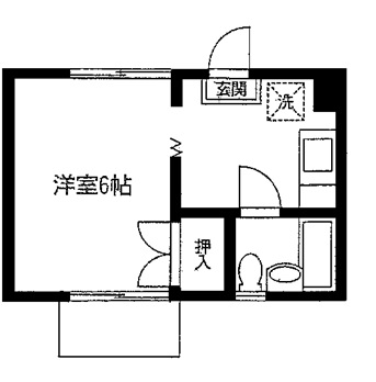 マロニエ荘の間取り