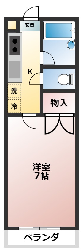 三浦ハイツIIの間取り