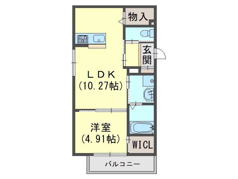 ジュネス土山駅前の間取り写真