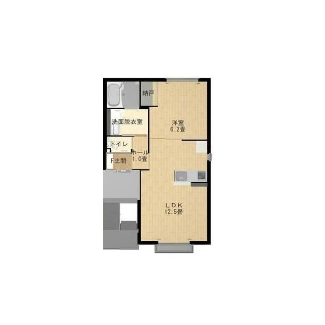 ラ・ドルチェビータA_間取り_0