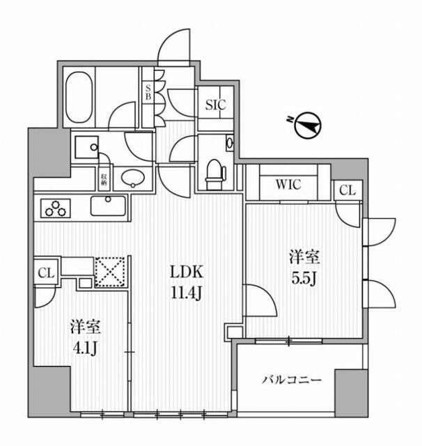 ディームス大手町ノースの間取り