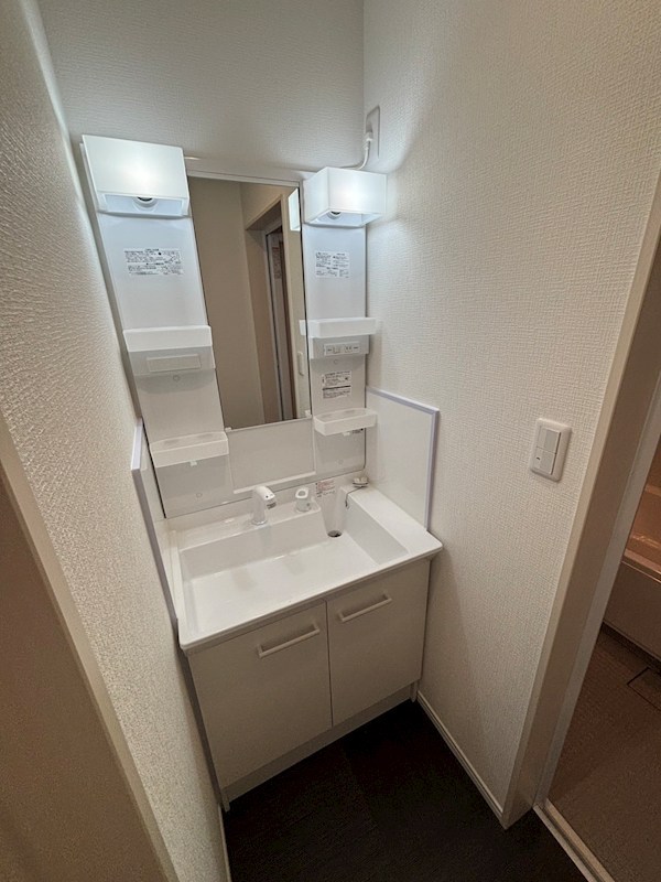 洗面設備　女性にうれしい洗面台！