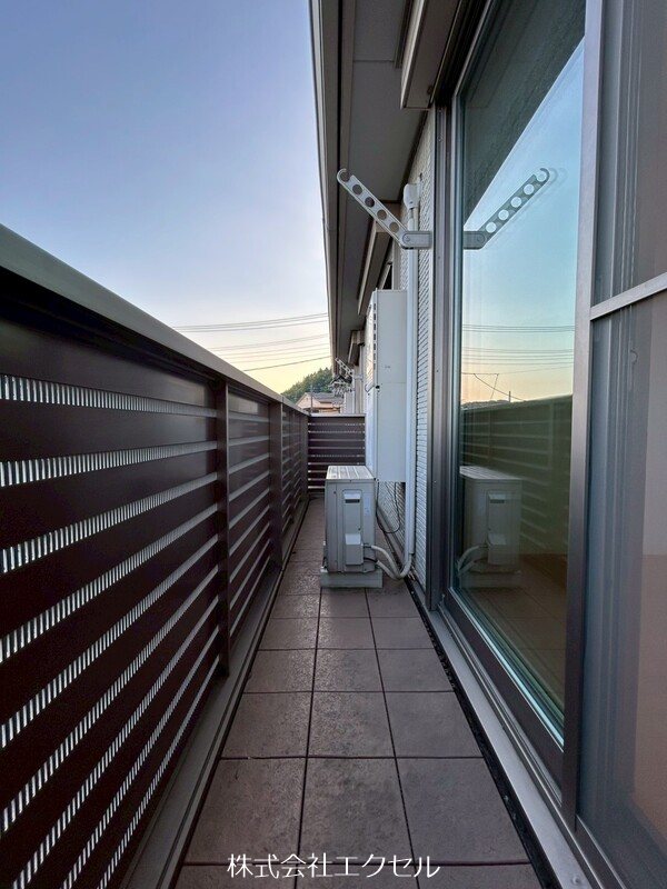 バルコニー　南東向きのベランダです。