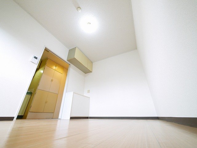 居室・リビング　天井にも収納スペースあり、便利なお部屋です