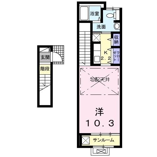 アシェイドサクラの間取り