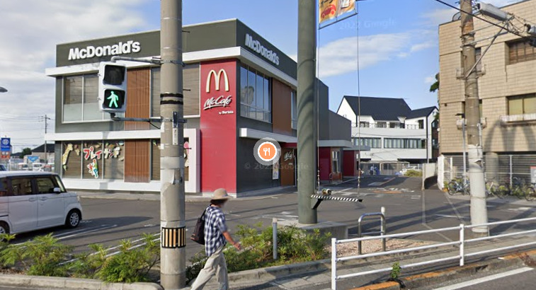 飲食店　マクドナルド 香西店（飲食店）まで1895m