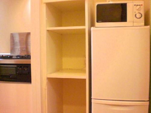 キッチン　レオパレスの家具家電付のお部屋です。