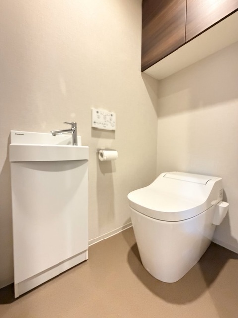 トイレ　手洗い場・収納あり