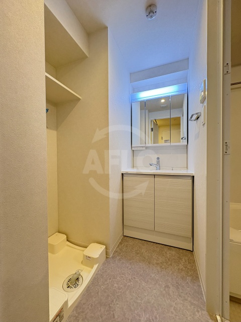 洗面設備　スプランディッド弁天町DUE　洗面所