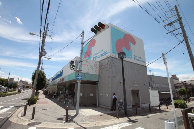 スーパー　万代今川店（スーパー）まで474m