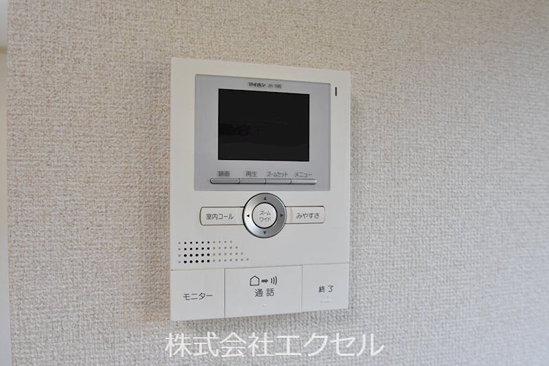 セキュリティ　来訪者の姿を確認できます。