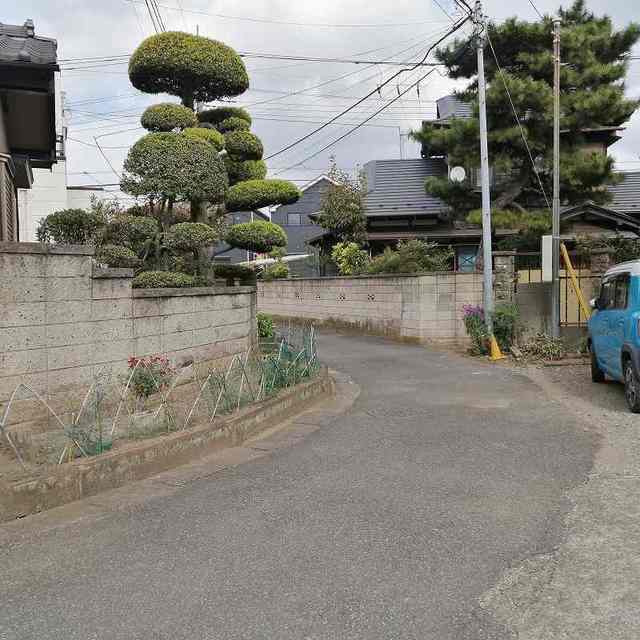 眺望　全面道路