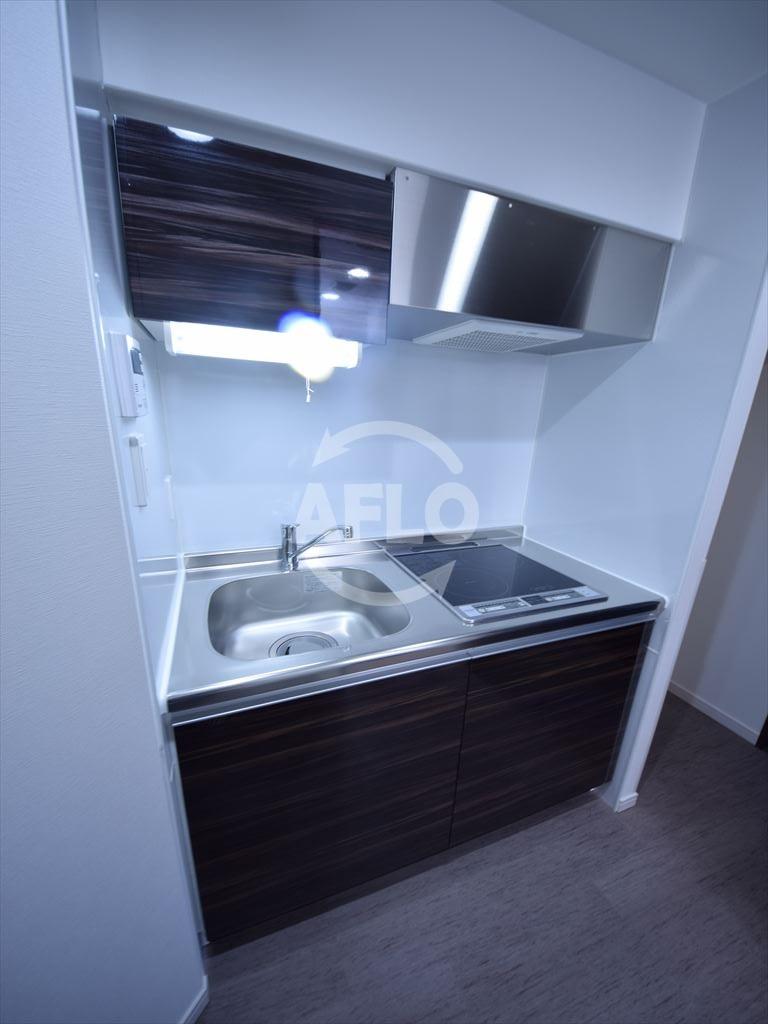 キッチン　モンテノーム南堀江　ＩＨ2口コンロシステムキッチン