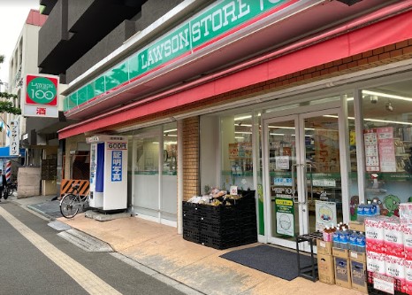 コンビニ　ローソンストア１００　豊中服部南店（コンビニ）まで254m