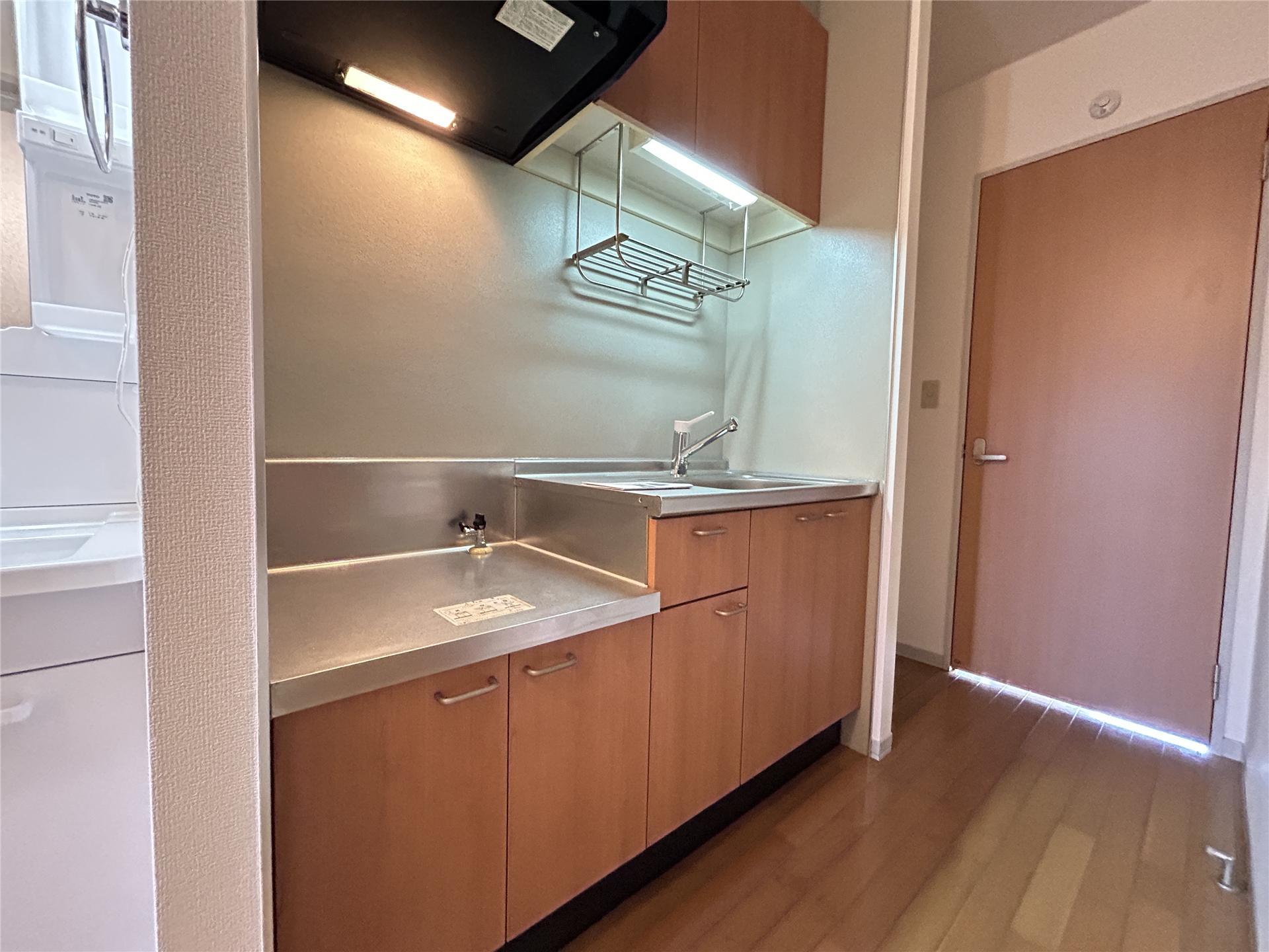 キッチン　2口コンロが設置可能なキッチンです