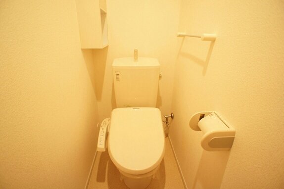 トイレ　ゆったりとした空間のトイレです