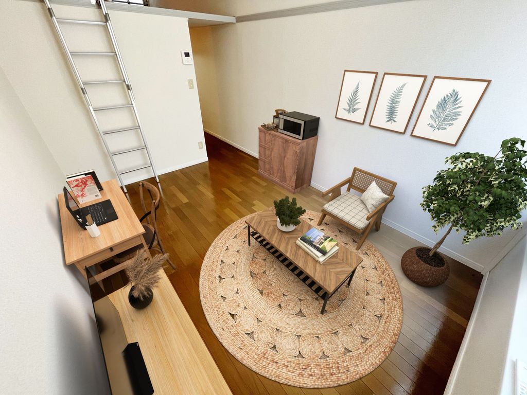 居室・リビング　【家具家電は物件に付帯しません】