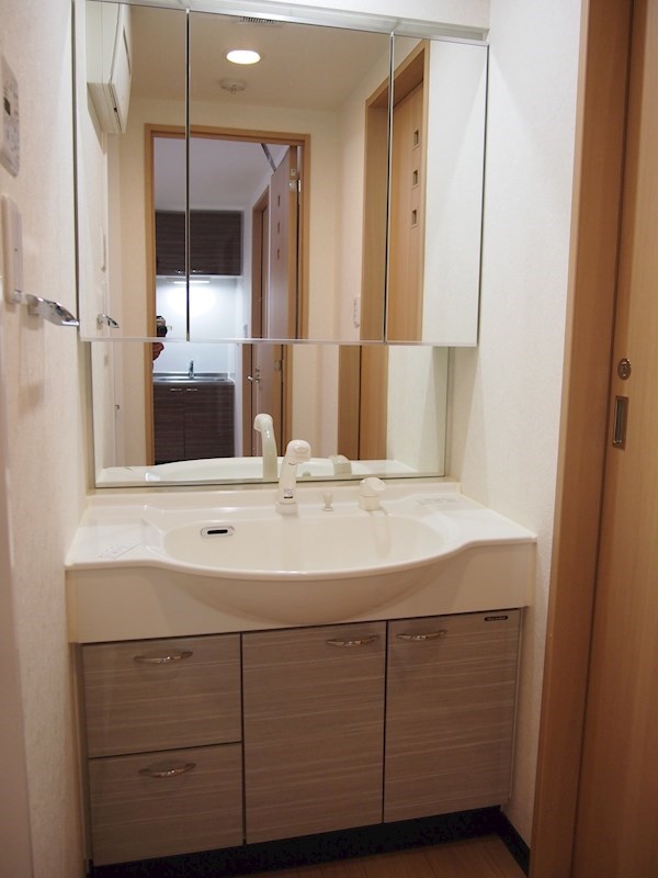 洗面設備　2011年竣工ルーブル大森八番館：洗面台