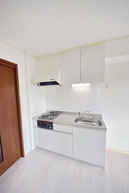 キッチン　グリル付２口システムキッチン