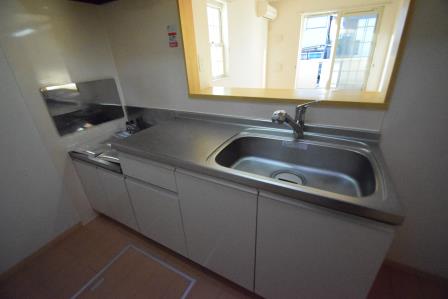 キッチン　キッチンは都市ガスキッチンです