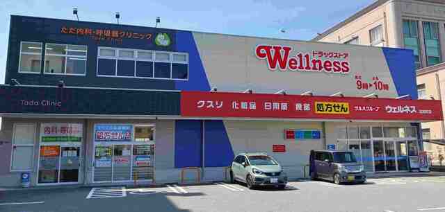 ドラックストア　ウェルネス　北田町店（ドラッグストア）まで220m
