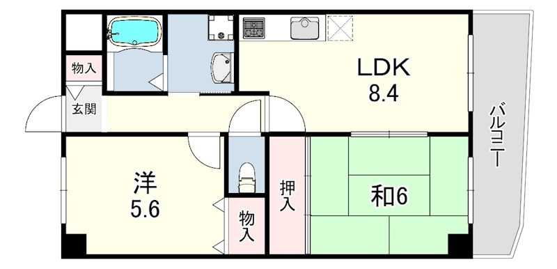 中西駅前ビルの間取り写真