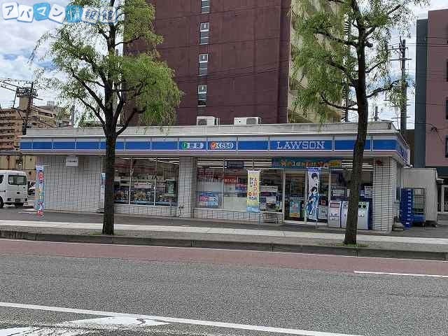コンビニ　ローソン新潟万代橋店（コンビニ）まで346m
