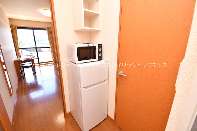 ロビー　冷蔵庫・電子レンジ付き