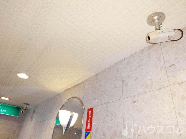 セキュリティ　もちろん防犯カメラも完備しています！